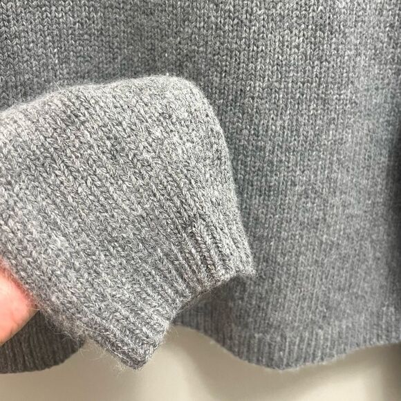 Ralph Lauren Exclusive Hand Knit Wool Angora Sweater Gray Size XL - Picture 8 of 11